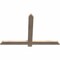 Ekena Millwork Eugene Smooth Timber Gable Bracket, Douglas Fir, 48"W x 32"H x 1 1/2"D x 3 1/2"F, 16/12 Pitch GBW048X32X0204EUG00SDF - alternate 5